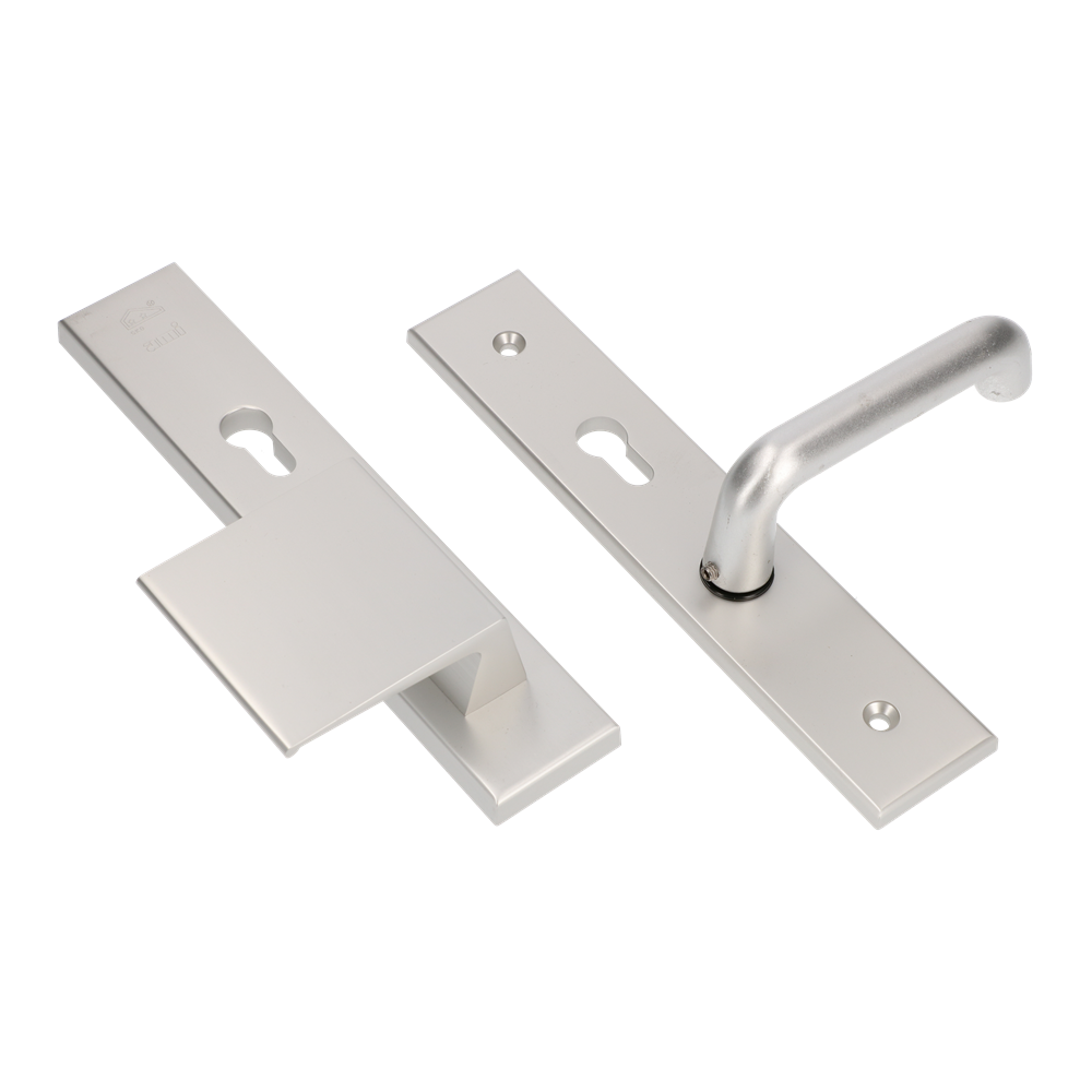 AMI Veiligheidsbeslag 251/50 Profielcilinder 72 Omkeer Deurdikte 90/80 Li F1 + Profielcilinder 72 Omkeer Deurkruk 356 Deurdikte 53/57 Mm - 803563 afbeelding